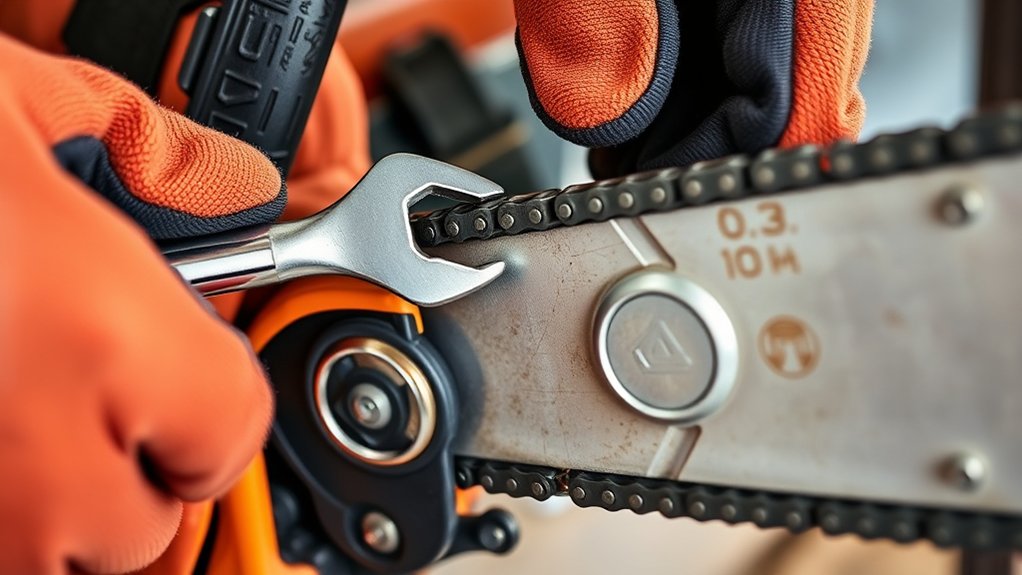loose chainsaw chain signs