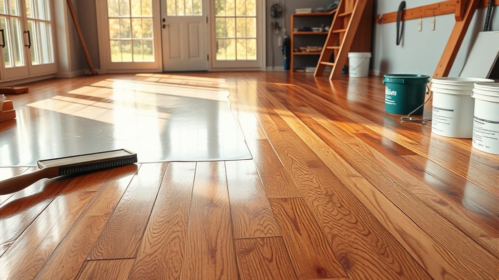 maintain epoxy wood flooring