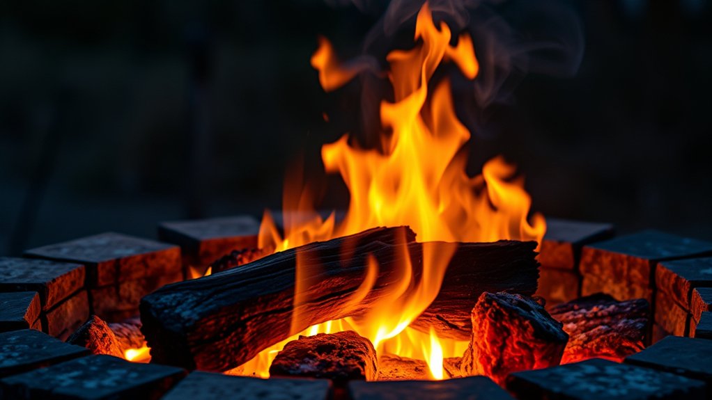 maintain safe fire temperature