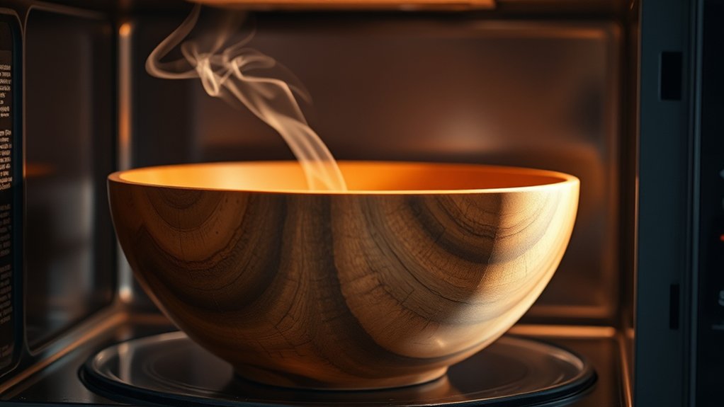 microwave wooden bowl dangers