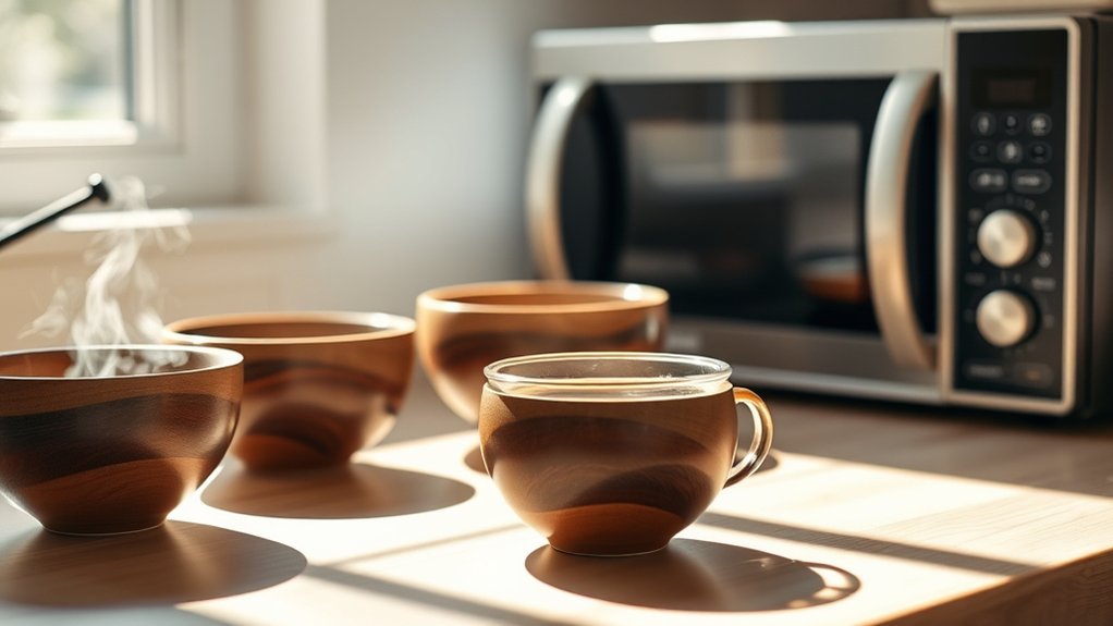 microwaving wood bowls safety