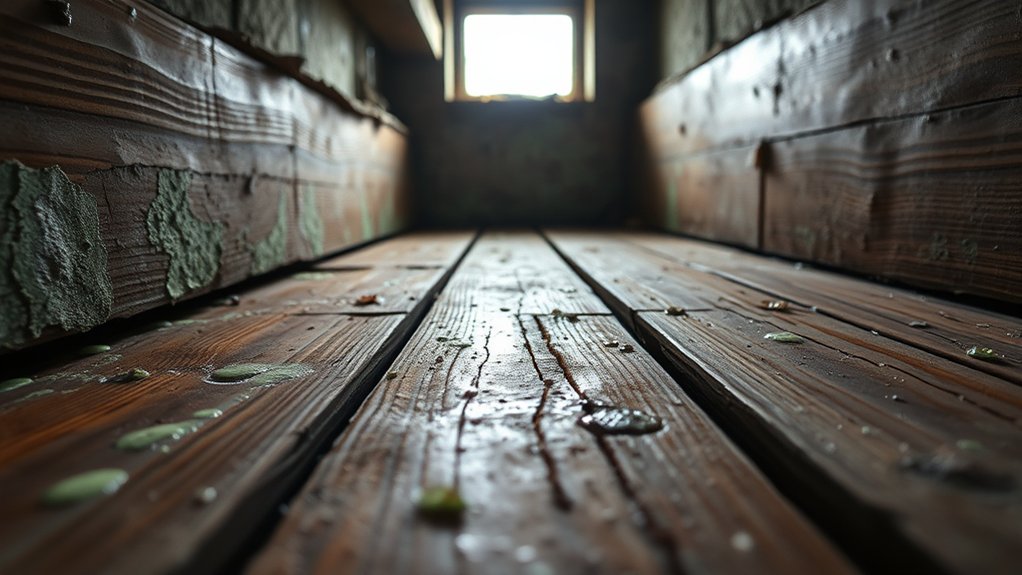 moisture fosters mold growth