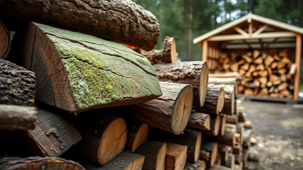 mold free firewood storage practices