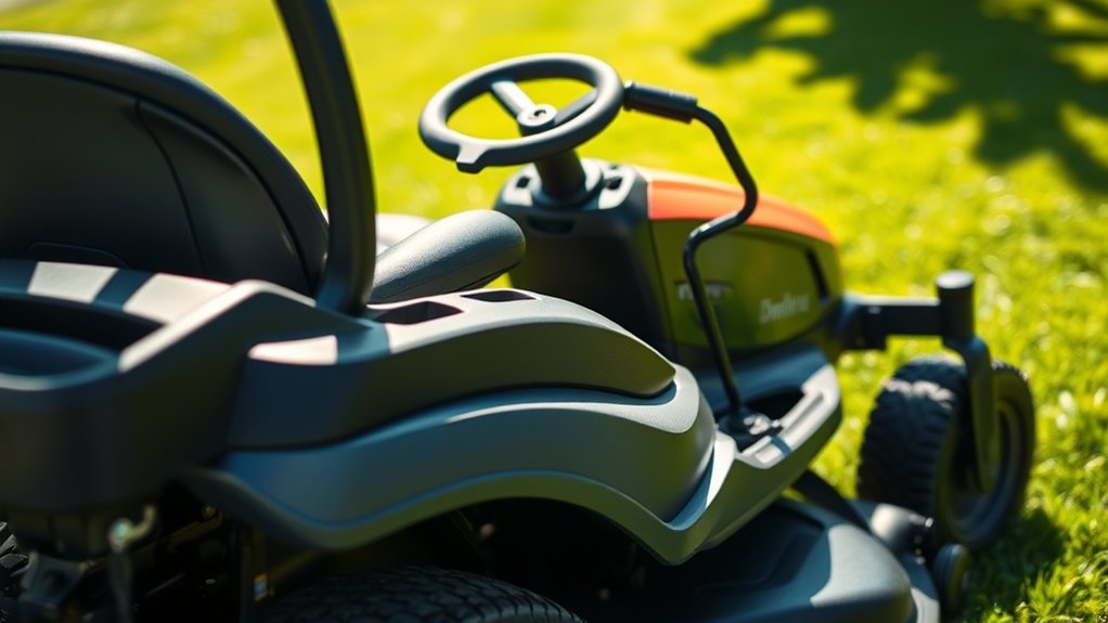 mower features and comfort