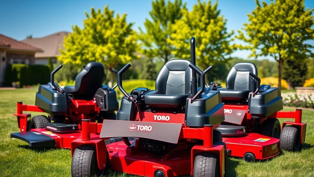 mower features and durability