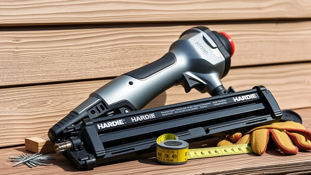 nailer selection for hardie siding