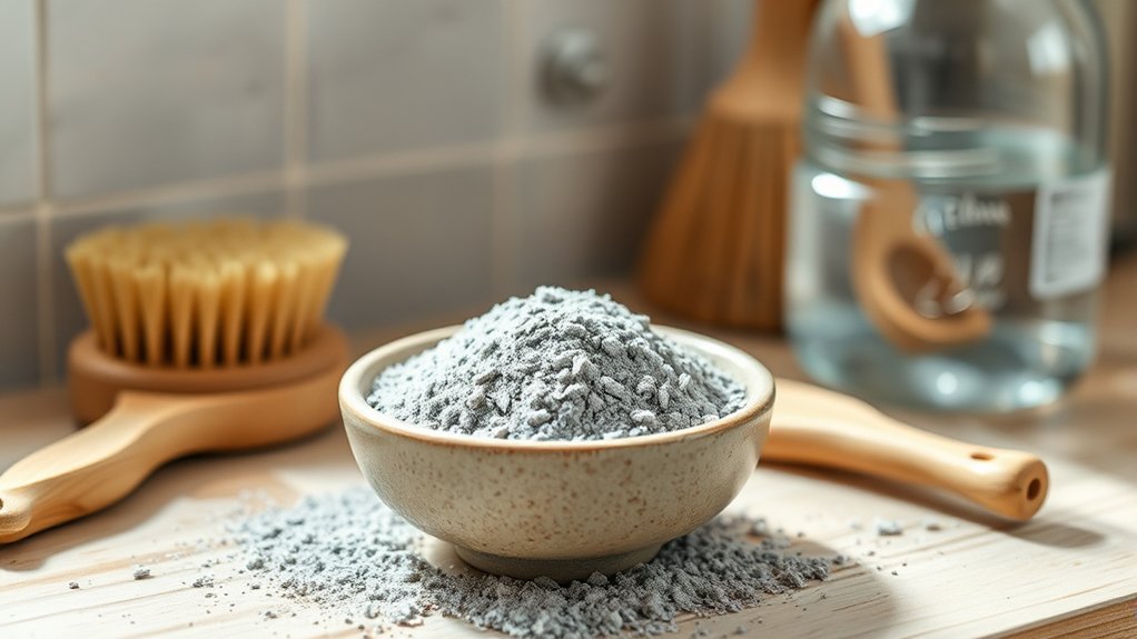 natural cleaning with wood ash