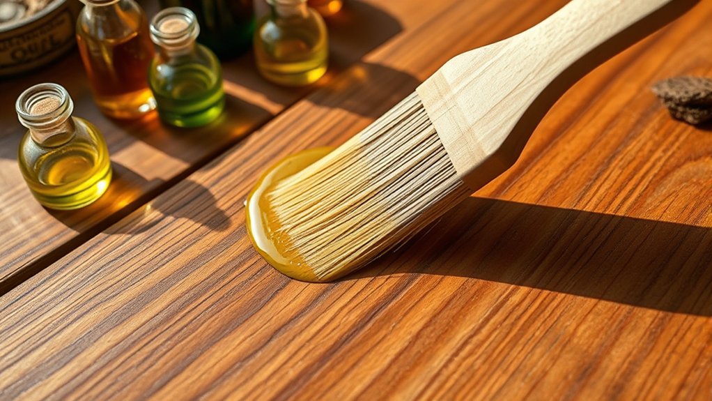 natural oils waterproof wood