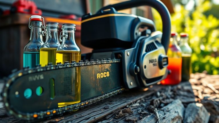 optimal chainsaw fuel ratios