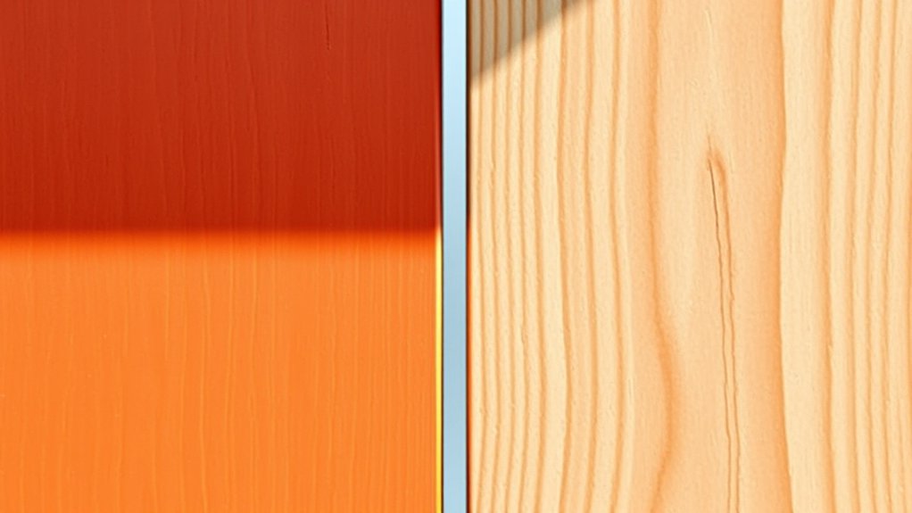 painted wood yields vibrancy