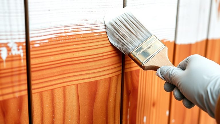 painting cedar wood tips