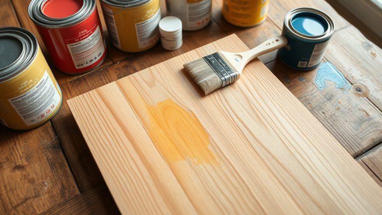 painting composite wood techniques