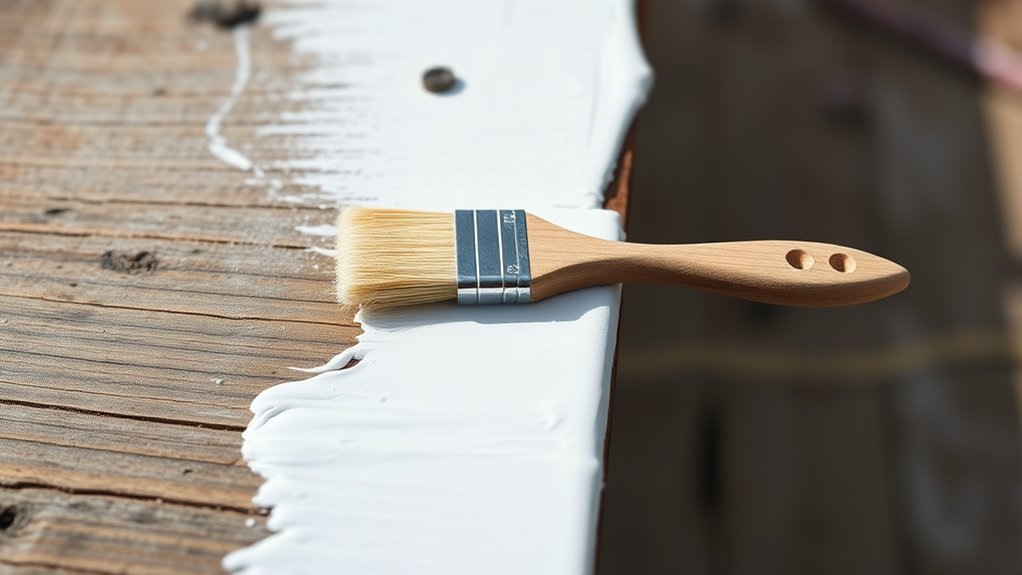 painting over stained wood