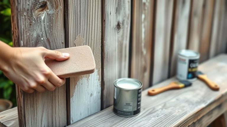 painting treated wood tips