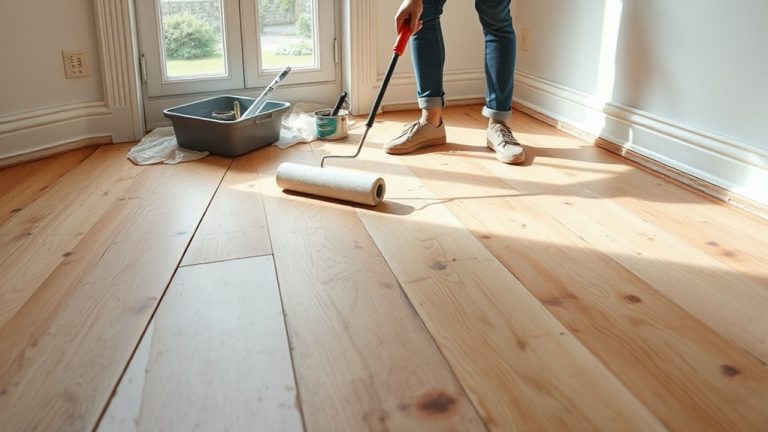 painting wood floors guide