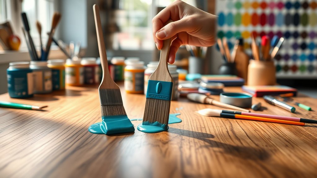 painting wood veneer techniques