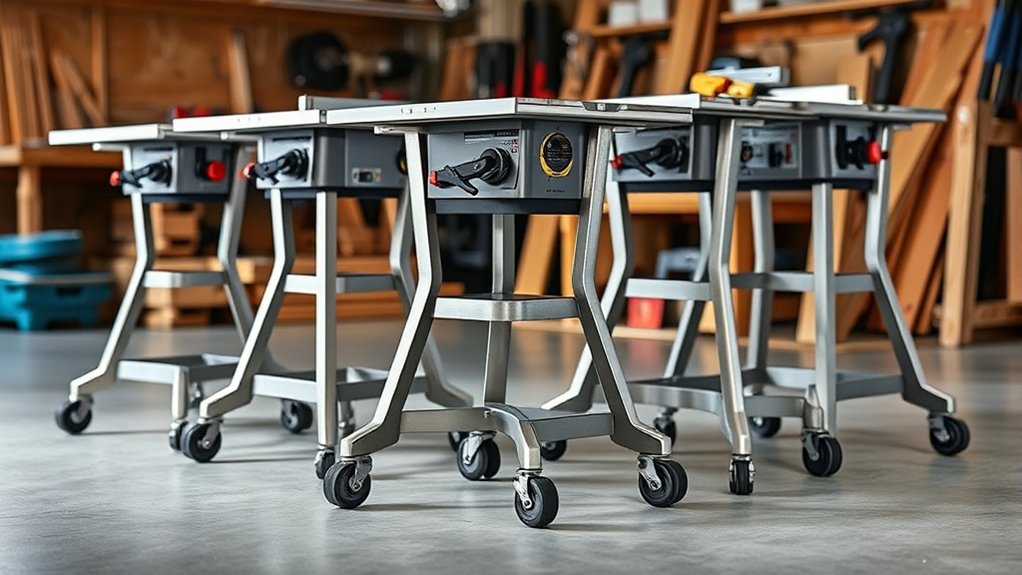 portable table saw stands