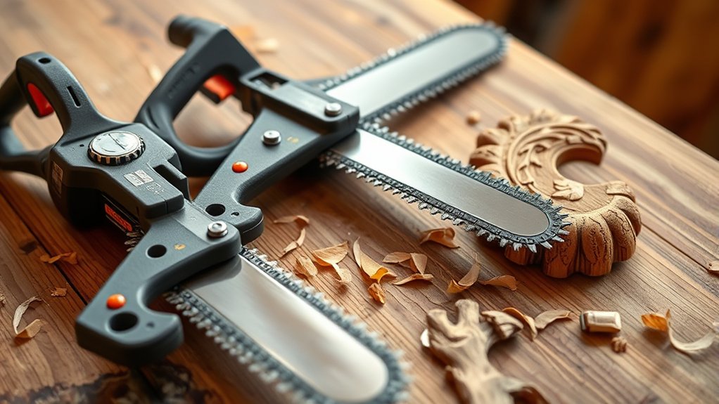 precision woodwork carving chainsaws