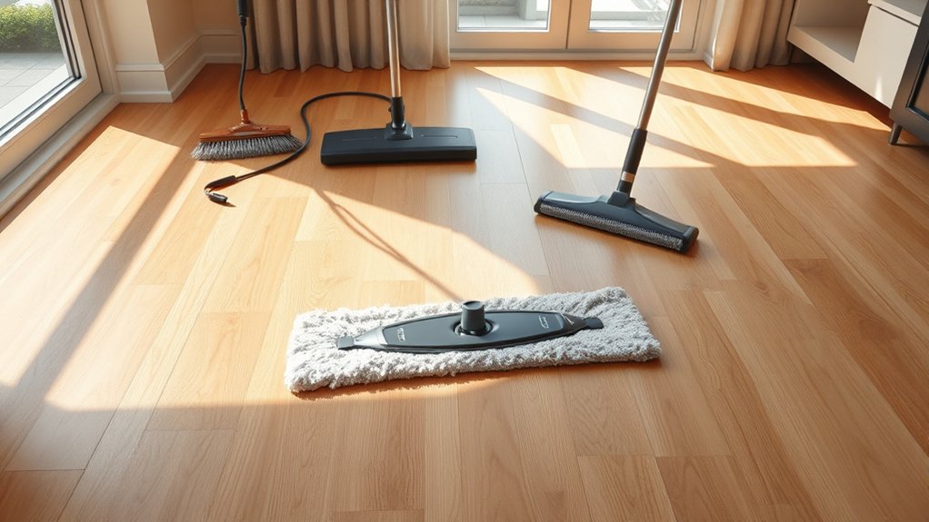 prepare hardwood floors carefully