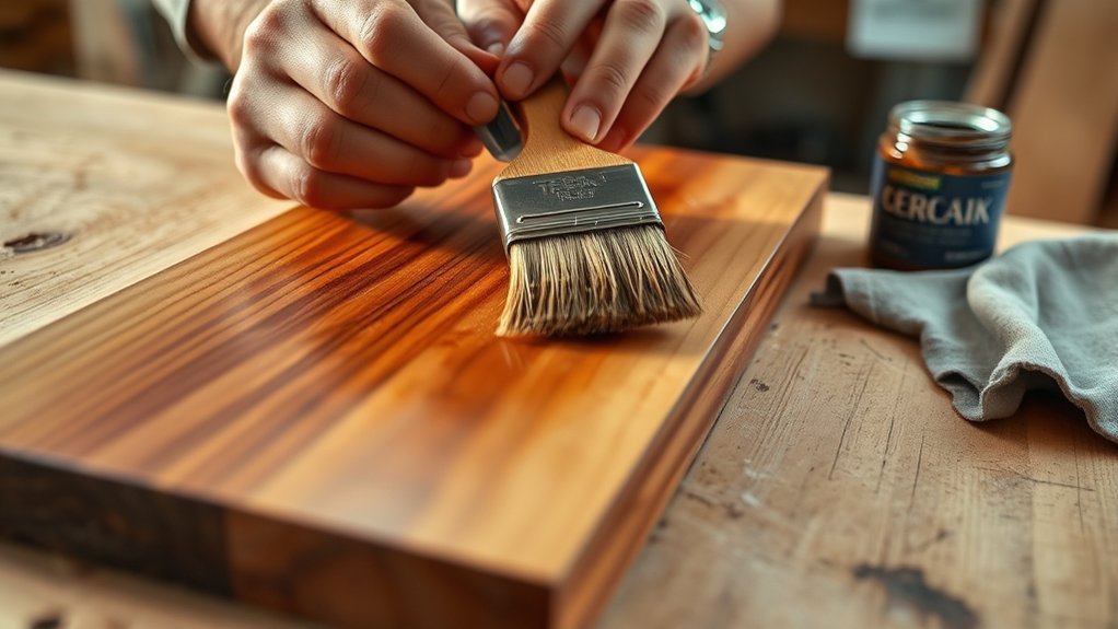 prepare stain buff maintain