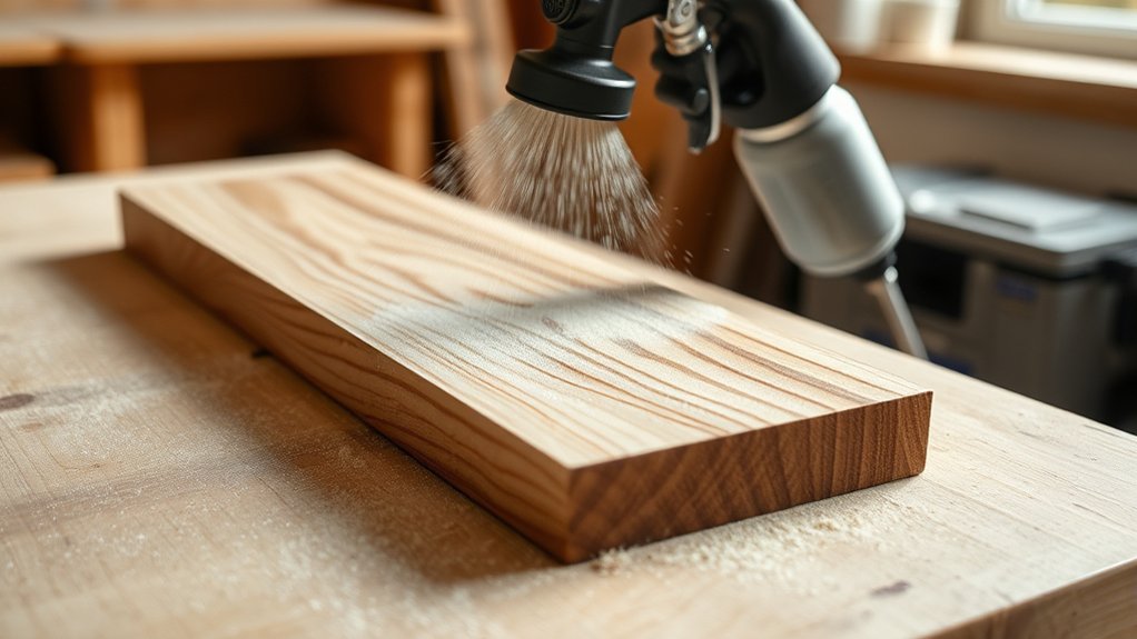 prepare wood for coating