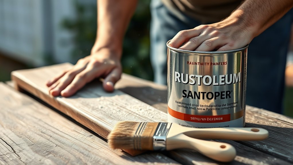 prepare wood for painting