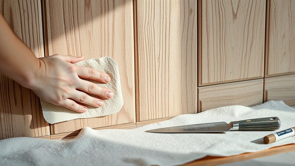 prepare wood paneling properly