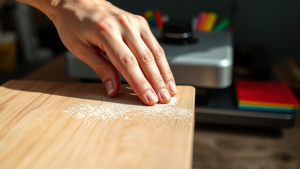 prepare wood surface thoroughly