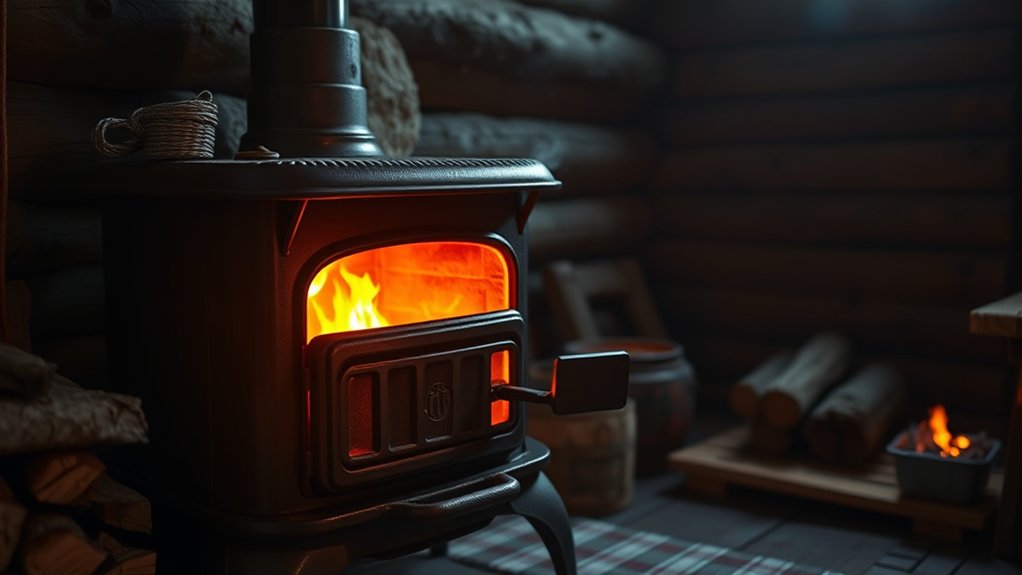 prevent wood stove overheating