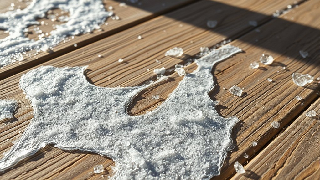 protect decks from ice damage