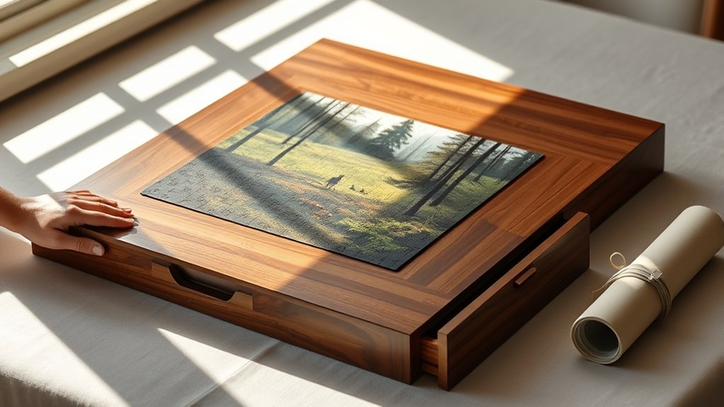 puzzle board size and features