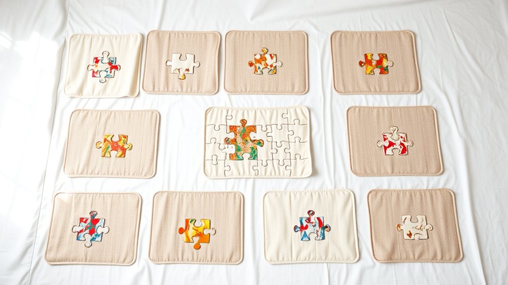 puzzle piece protection mats