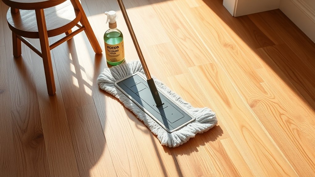 regular wood floor maintenance