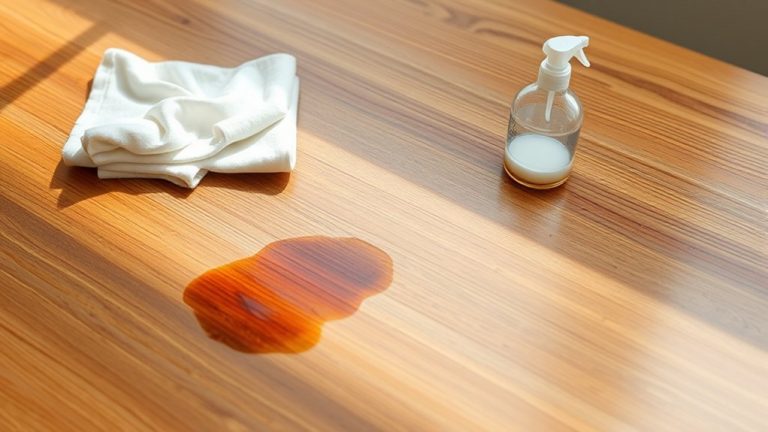 removing stains from wood