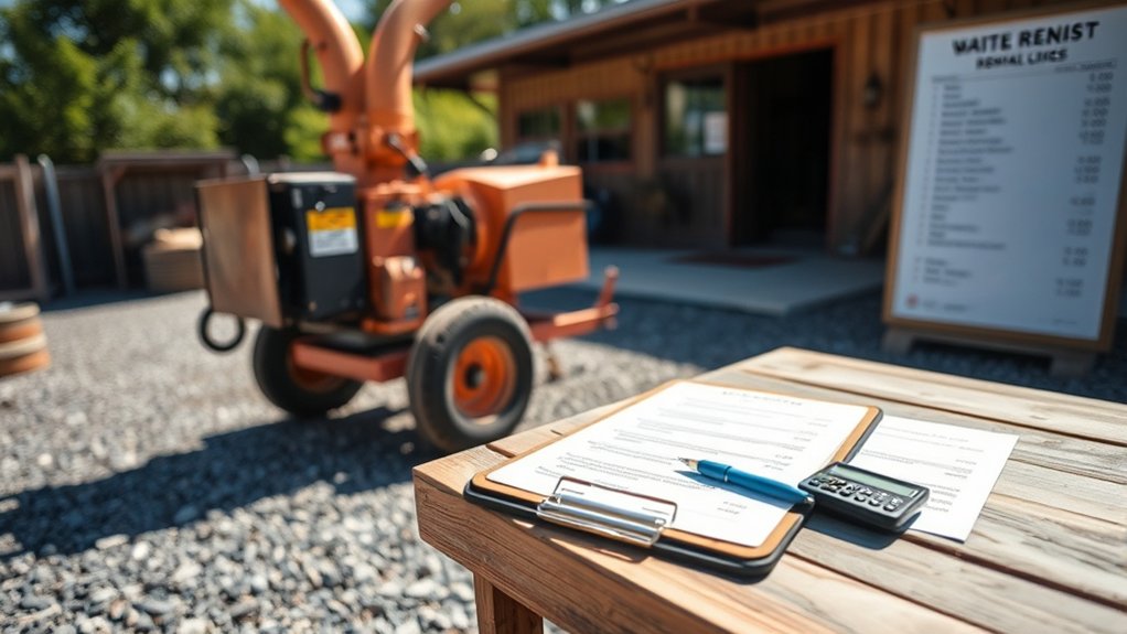 rental fees and responsibilities