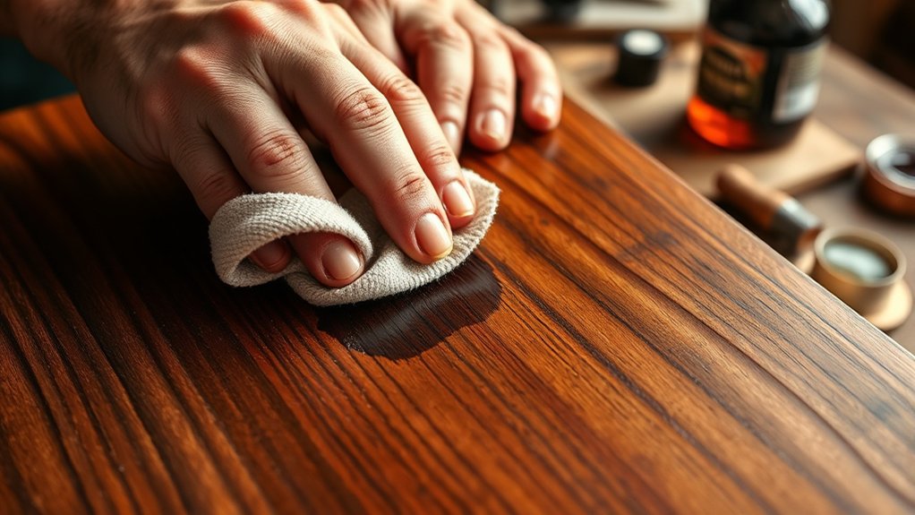 restain wood without sanding