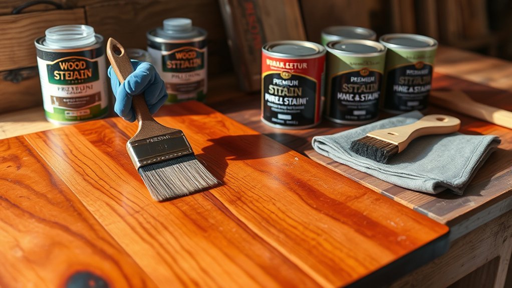 restaining wood made simple