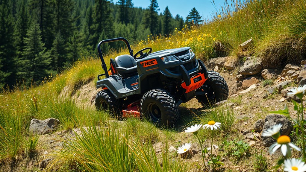 rugged terrain mowing considerations