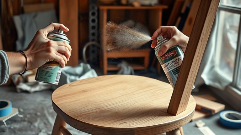 rustoleum application on wood