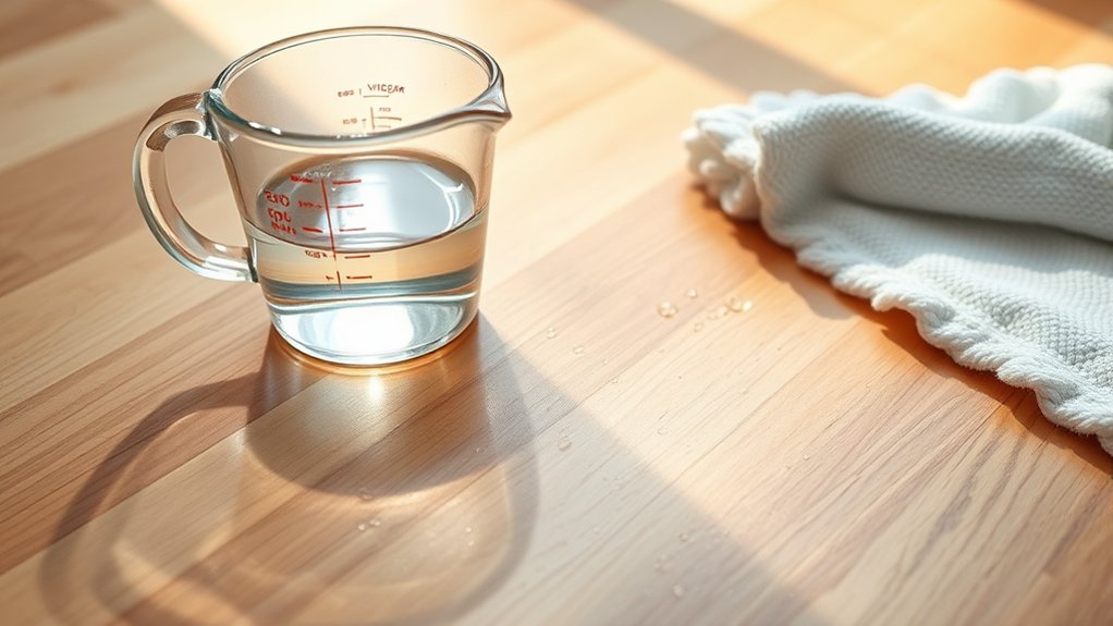 safe vinegar cleaning ratios