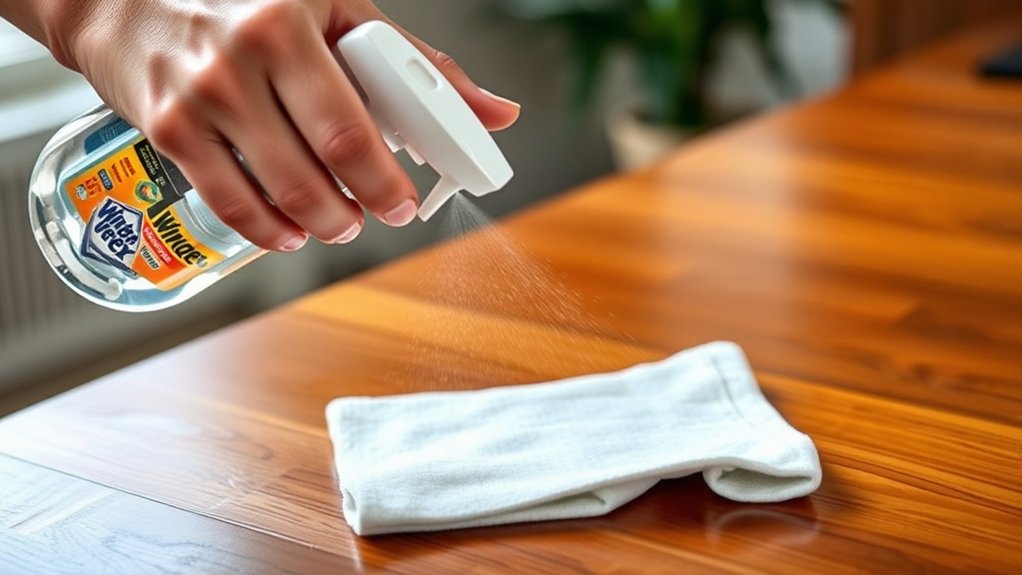 safely clean sealed wood