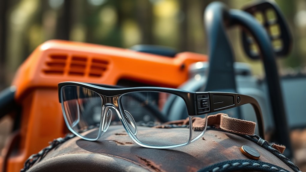 safety glasses for chainsaws