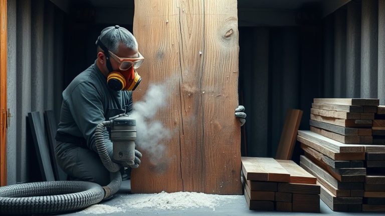 sandblasting wood pros cons