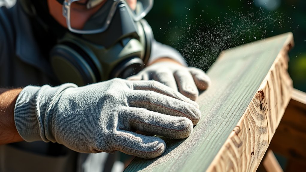 sanding risks toxic dust