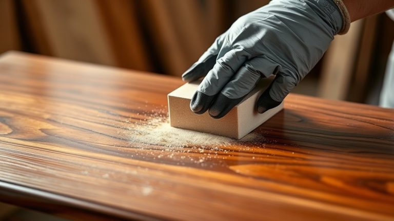 sanding stained wood guide