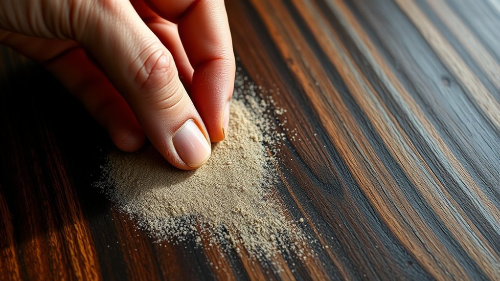 sanding techniques for stain removal