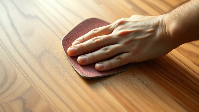 sanding veneer wood safely