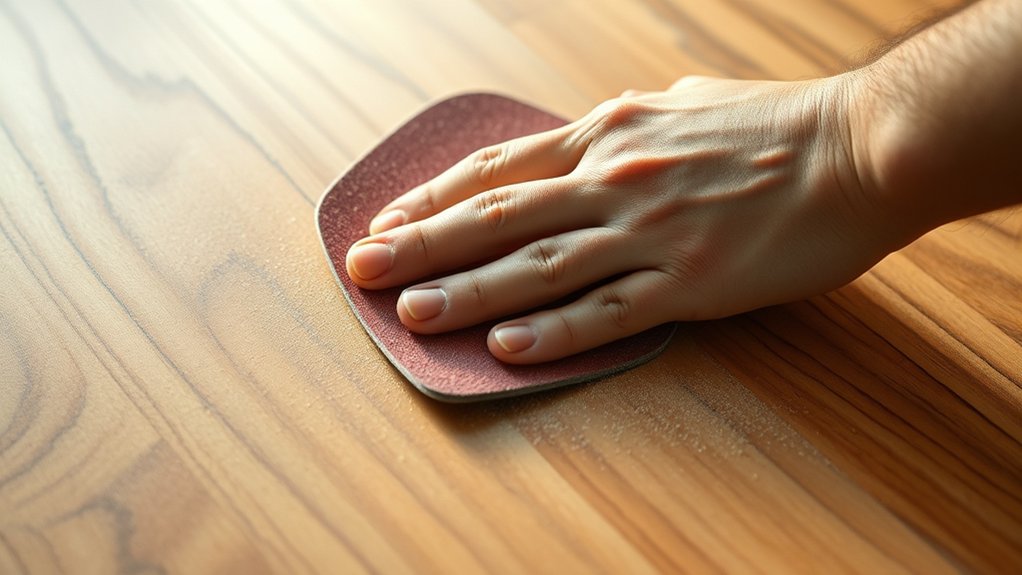 sanding veneer wood safely
