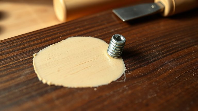 screwing into wood filler