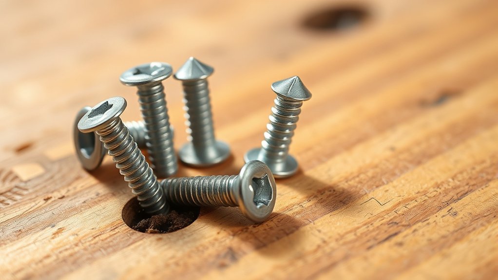 sheet metal screws in wood